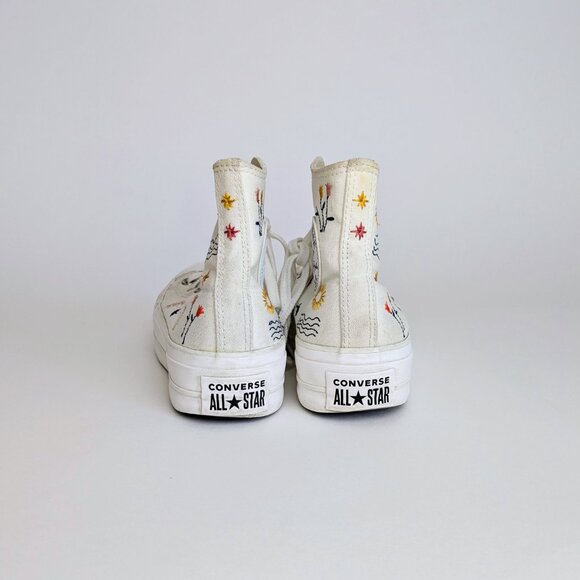 Converse Chuck Taylor All Star Lift Platform Embroidered size : 6.5 - Picture 7 of 9